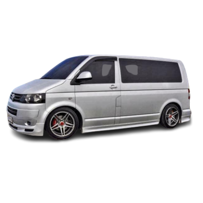 Vw Transporter -(2003 - 2021) Kısa Şase Yan Marşpiyel Seti (Plastik)