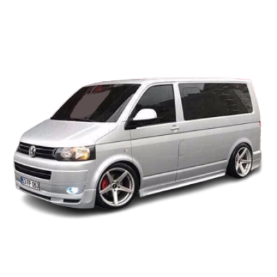 Vw Transporter -(2003 - 2021) Kısa Şase Yan Marşpiyel Seti (Plastik)