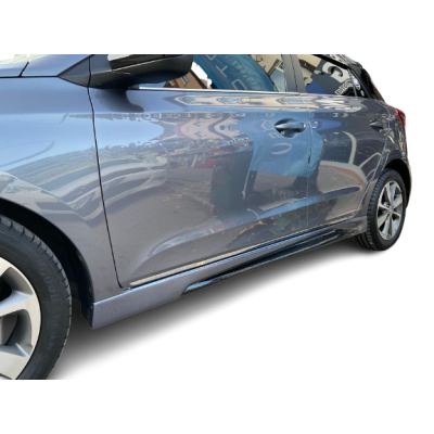 Hyundai i20 (2014 - 2020) Custom Yan Marşpiyel Seti (Plastik)