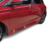 Hyundai i20 (2014 - 2020) Custom Yan Marşpiyel Seti (Plastik)