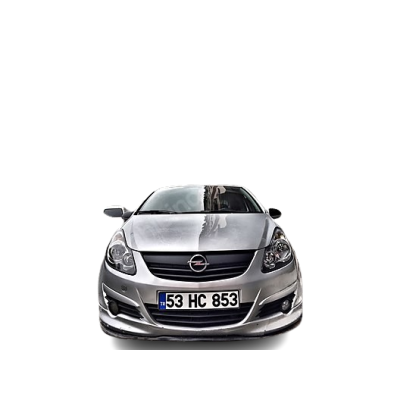 Opel Corsa D (2007 - 2010) Makyajsız Ön Tampon Eki (Plastik)