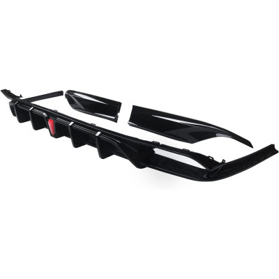 Honda Accord ( 2021 - 2023 ) Difüzör , Kenar Flaplar , Alt Lip ve Led Lambası (Plastik)