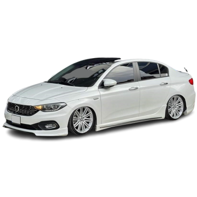 Fiat Egea (2015 - 2022) Custom Yan Marşpiyel Seti (Plastik)