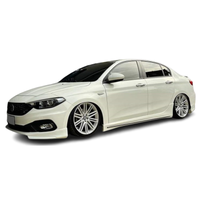 Fiat Egea (2015 - 2022) Custom Yan Marşpiyel Seti (Plastik)