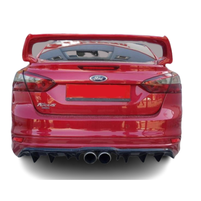 Ford Focus Sedan  (2012-2018) Arka Tampon - Eki (Plastik)