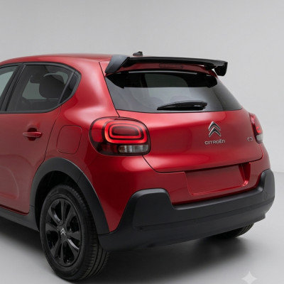 Citroen C3 (2017-2024) Üniversal Spoiler BOYASIZ (Plastik)