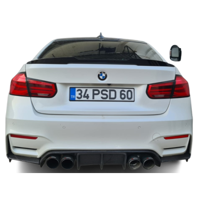 BMW 3 Serisi F30-F80 M4 Style Spoiler (Plastik) (2012-2018)