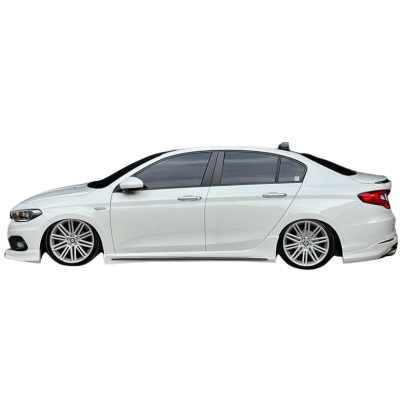 Fiat Egea (2015 - 2022) Custom Yan Marşpiyel Seti (Plastik)