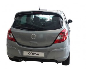 Opel Corsa D (2007-2015) Arka Tampon Eki - Difüzör (Plastik)