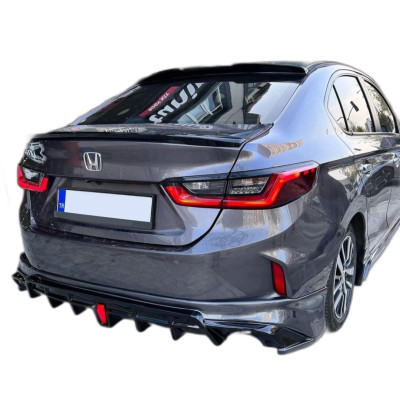 Honda City (2021 - 2023) Yofer Style Arka Ek ve Led (Plastik)