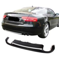 Audi A5 8P3 Coupe 2008 - 2011 Arka Tampon Eki - Difüzör (Plastik)