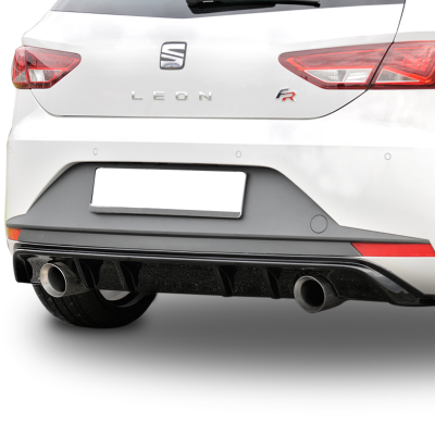 Seat Leon MK3 (2013-2016) FR Arka Tampon Eki - Difüzör (Plastik)