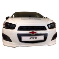 Chevrolet Aveo HB - Sedan Uyumlu 2012 Sonrası Ön Tampon Ek (Plastik)